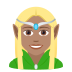 🧝🏽‍♀️ woman elf: medium skin tone display on JoyPixels